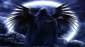 Dark Angel And Blue Moon HD Wallpaper Picture For Your Pc Laptop