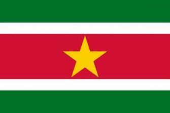 Suriname Flag Surinam Bandera Republiek Van