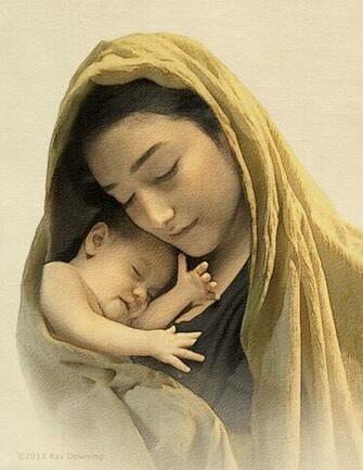 Jesus And Mary Baby Babies Mother