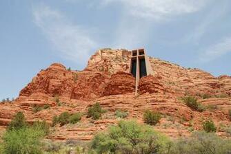 Chapel Of The Holy Cross Sedona Travel Wallpaper And Stock Photo