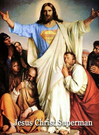 Jesus Christ Superman By Photech