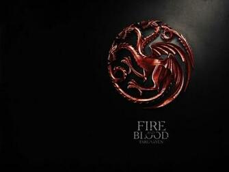 Thrones Tv Series House Targaryen Fire And Blood Wallpaper