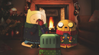 Wallpaper New Year Jake Adventure Time