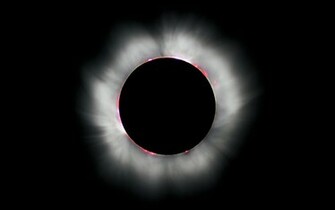 Sun Eclipse Wallpaper Stock Photos
