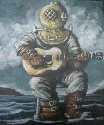 Deep Sea Diving Art
