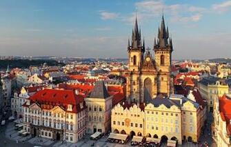 Wallpaper The City Prague Czech Republic