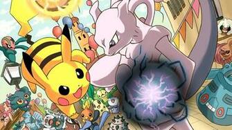 Machamp Mewtwo Nintendo Pikachu Pokemon Wallpaper