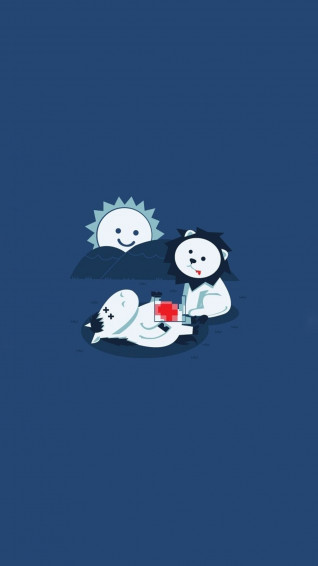 Tap To See More Funny Cartoon iPhone Wallpaper