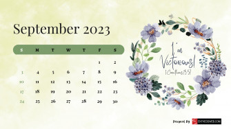 Christian Floral Calendar Desktop Wallpaper Entheosweb