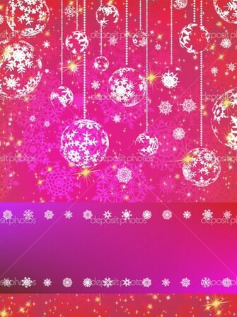 Pink Christmas Background Background