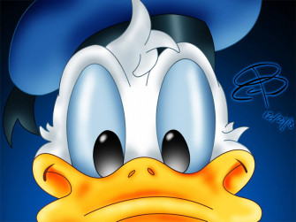 Donald Duck Close Up Face Illustration Xqurkuvfpjfxnnof Wallpaper
