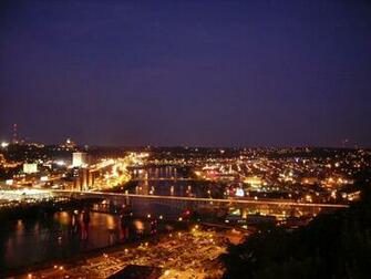 Pin Pittsburgh At Night Wallpaper