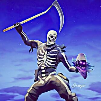 Scorps On The Skull Trooper Vs Raven Fortnitegame