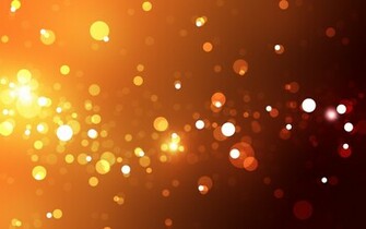 Abstract Lights Wallpaper Orange
