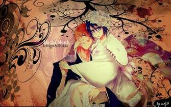 Rukia And Ichigo Bleach Wallpaper Anime