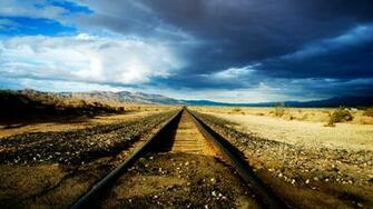 Train Track HD Picture Wallpaper