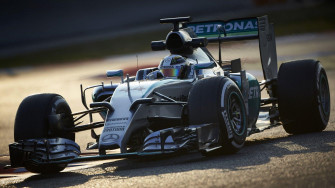 Mercedes F1 W06 Hybrid Car Race Vehicle