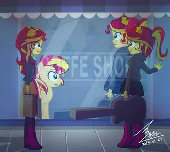 Mlp Sunset Shimmer And By 0bluse