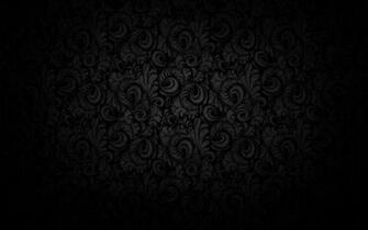 Black Floral Texture Pattern Design Wallpaper Background