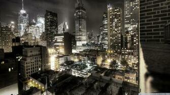 New York City At Night Lights Wallpaper