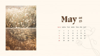 And Customizable Spring Desktop Wallpaper Templates