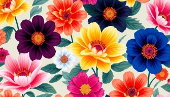 Bold Flower Wallpaper