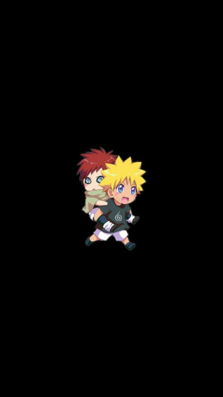 Naruto And Gaara Black Wallpaper Anime Uzumaki