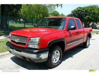 Victory Red Chevrolet Silverado Ls Extended Cab