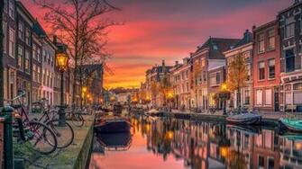 Wallpaper Netherlands Holland Canal River