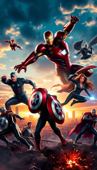 Avengers Mobile 4k Wallpaper