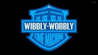 Wibbly Wobbly Time Machine Wallpaper Vector