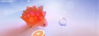 Cute Dinosaur With Fruit Wallpaper