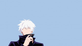 Satoru Gojo Cute Laptop Wallpaper Anime Computer