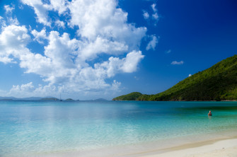 Woman In Bikini On A Tropical Beach At Exuma Toes The Sand 4k HD Wallpaper