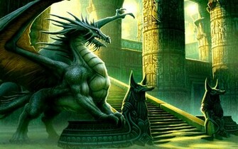 Green Dragon Wallpaper
