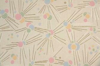 S Vintage Wallpaper Pastel Pink Blue Yellow And Green Atomic