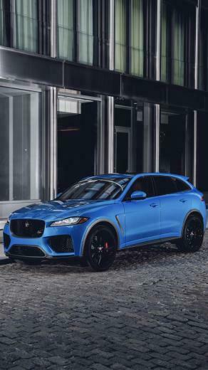 Wallpaper Jaguar F Pace Svr