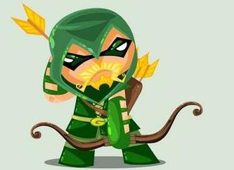 Cute Dc Superheroes Art Green Arrow Orangeinks