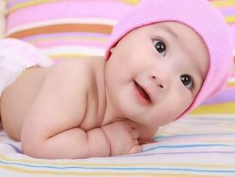 Sweet Baby Smiling With Pink Cap HD Wallpaper Cute Little Babies
