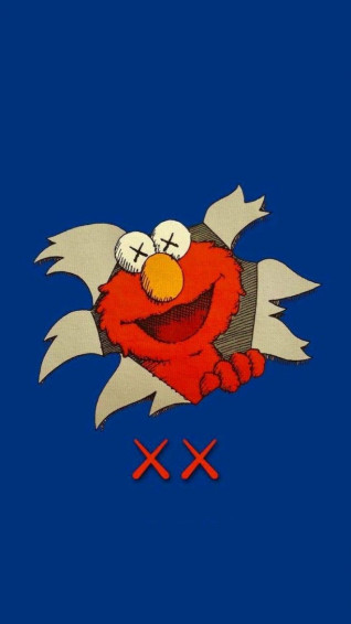 Flavius On Pinuri Create De Tine Kaws Wallpaper Elmo