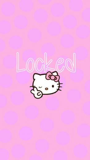 Themes N Thangs Baby Pink Hello Kitty Home And Lock Walls
