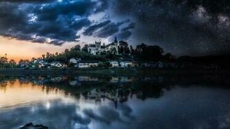 Lucky Stars On The Night Sky HD Wallpaper Photos Image