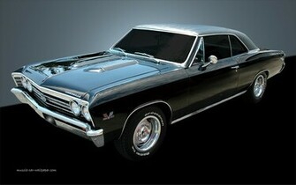 Chevelle Ss Wallpaper Coupe Black 1280
