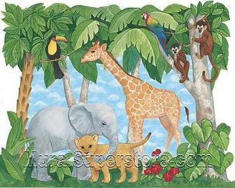 Baby Animals Wall Mural