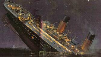 Titanic Sinking Wallpaper