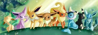 Pokemon Flareon Eevee Espeon Wallpaper Full HD