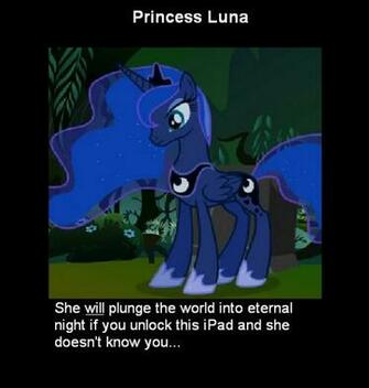 Princess Luna iPad Lockscreen Wallpaper By Francescos Girl On