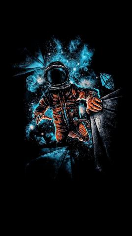 Trying To Escape A Broken Spaceship Wallpaper Astronaut