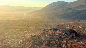 Mountains Landscapes Castles Cityscapes Aerial Wallpaper