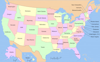 Misc Map Of The Usa HD Wallpaper